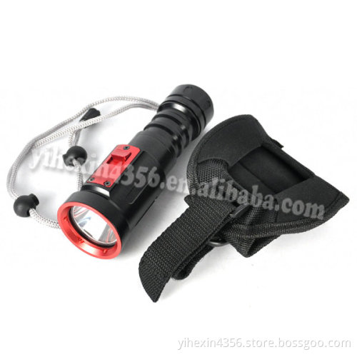 Boruit W106 Waterproof Search Light XML L2 LED Diving Flashlight With Strap
